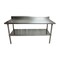 Bk Resources Work Table Stainless Steel With Undershelf, 5" Backsplash 72"Wx24"D VTTR5-7224 - alternate 7